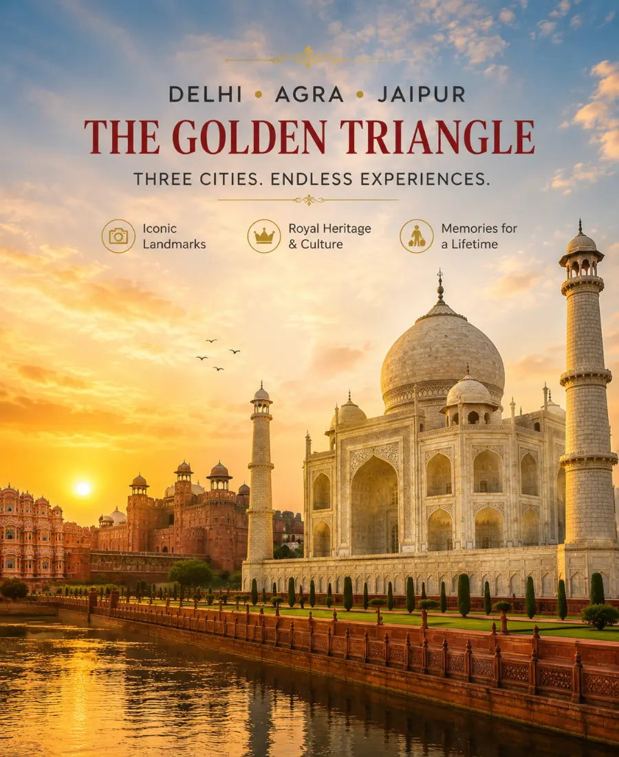 Golden Triangle Tour - Delhi Agra Jaipur